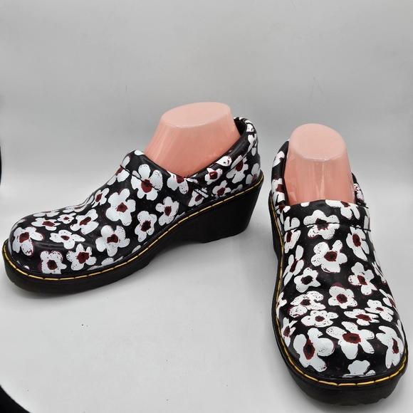 Dr Martens Pascal Fayre 1460 rare /hard-to-find floral clog shoes w 9 / m 8 - Picture 11 of 14